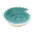 Turquoise Seashell Decorative Dish